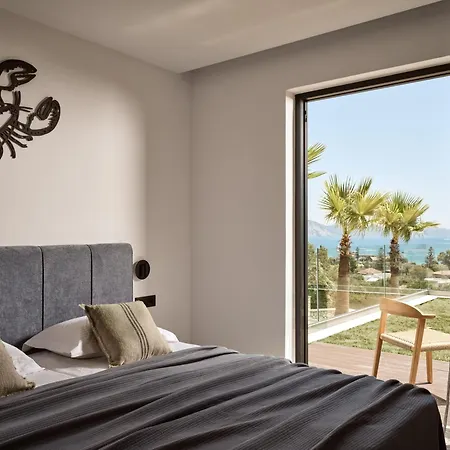 Villa 4-bedroom Private Sea View & Swimming Pool Laganas