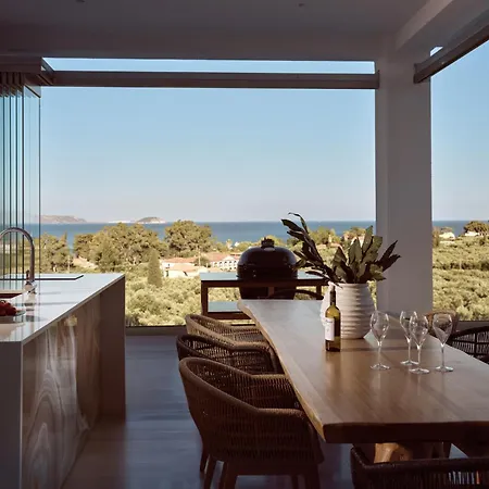 4-bedroom Private Sea View & Swimming Pool Villa Laganas